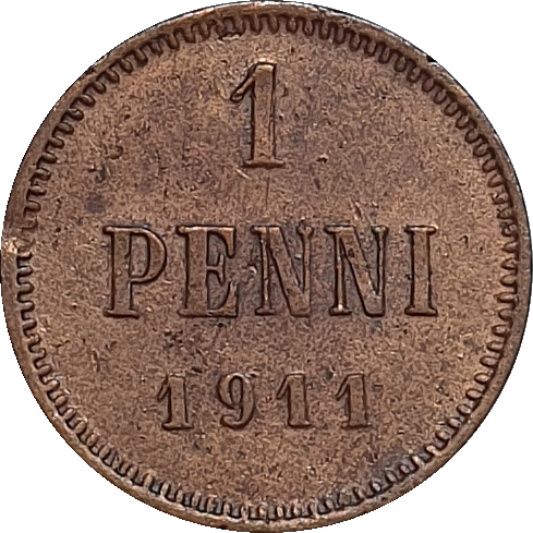 1 penni - Nicolas II