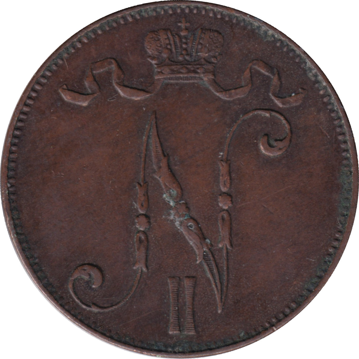 5 pennia - Nicolas II