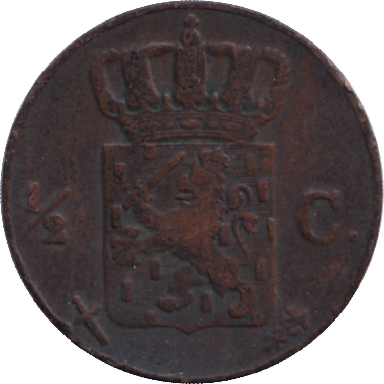 1/2 cent - Guillaume II