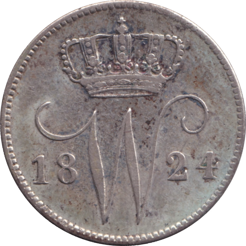 25 cents silver - Guillaume I