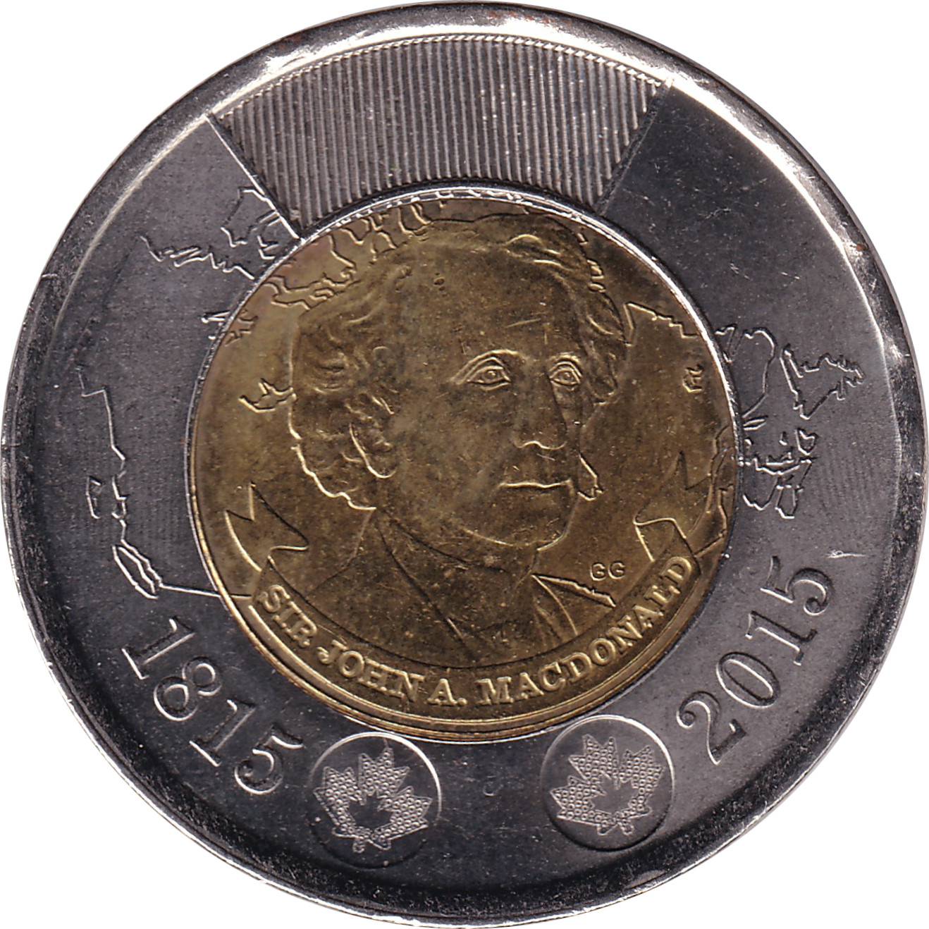 2 dollars - Sir John A. MacDonald