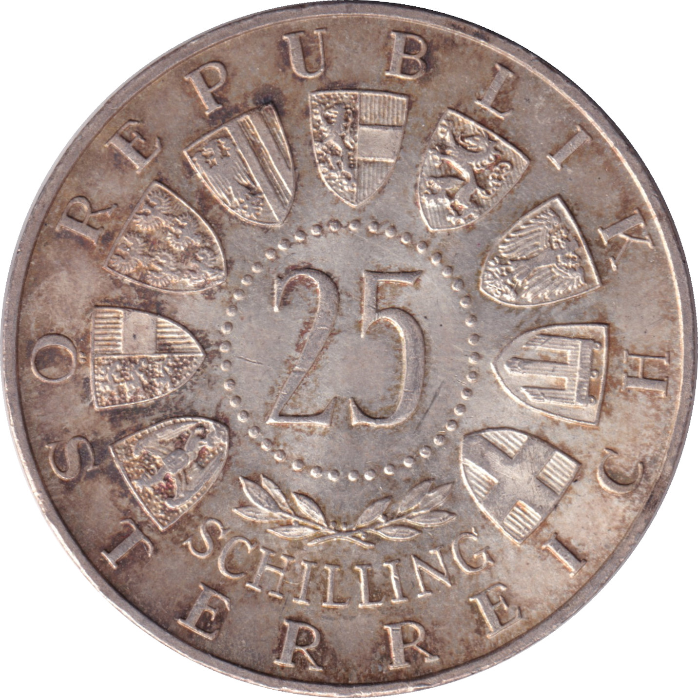 25 schilling silver - Treaty of Vienna