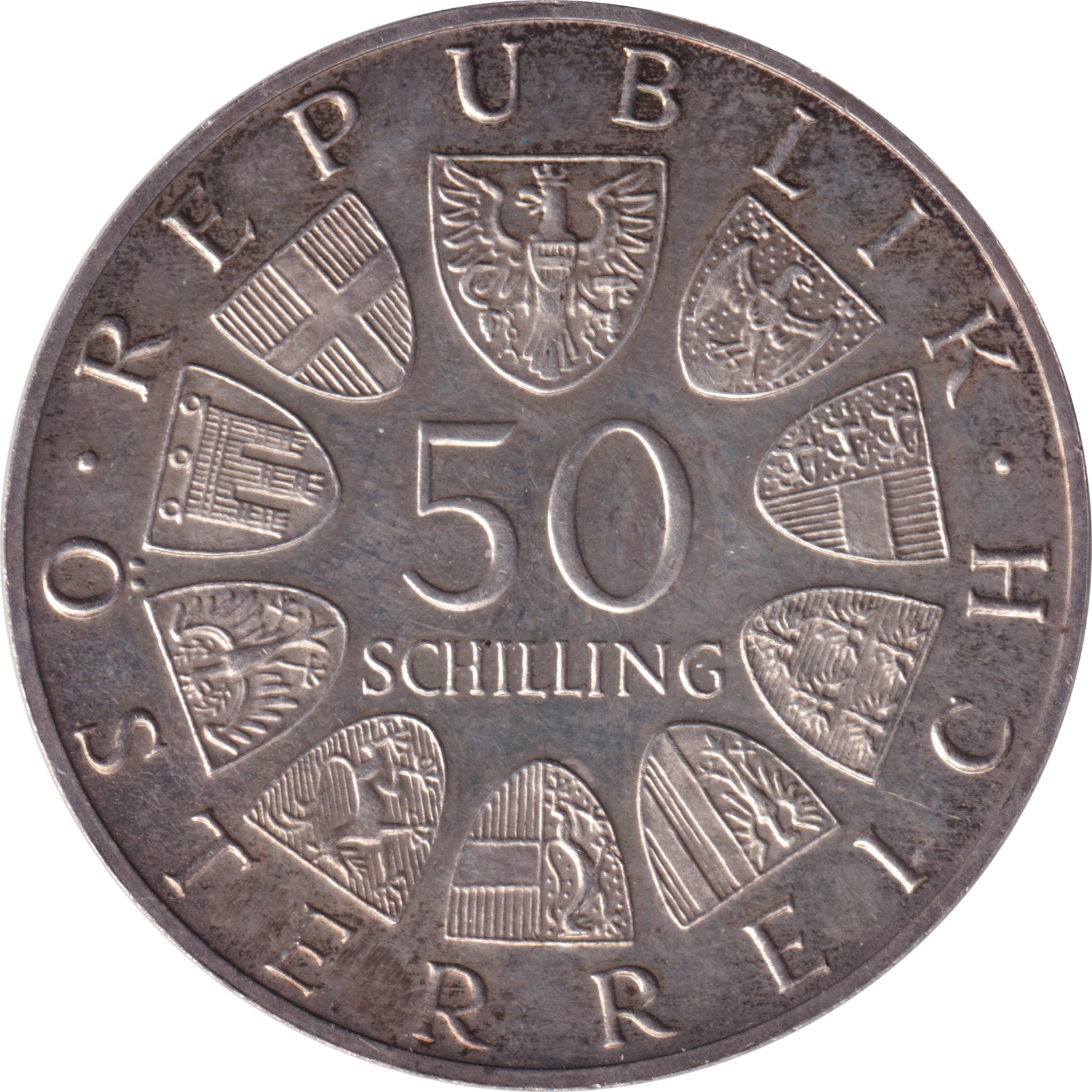 50 schilling silver - Rudolf det Stifter