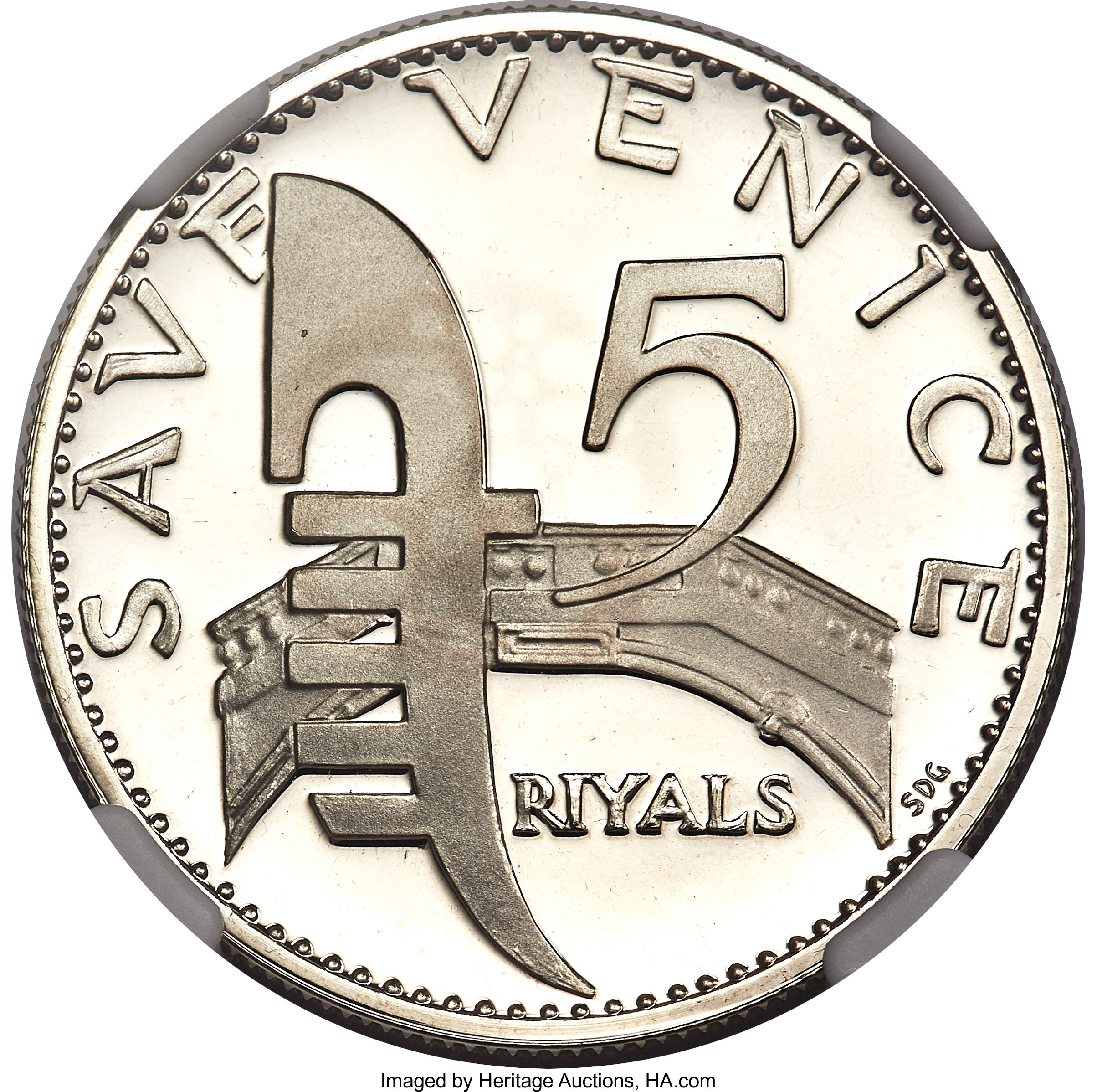 5 riyals silver - Sauver Venise