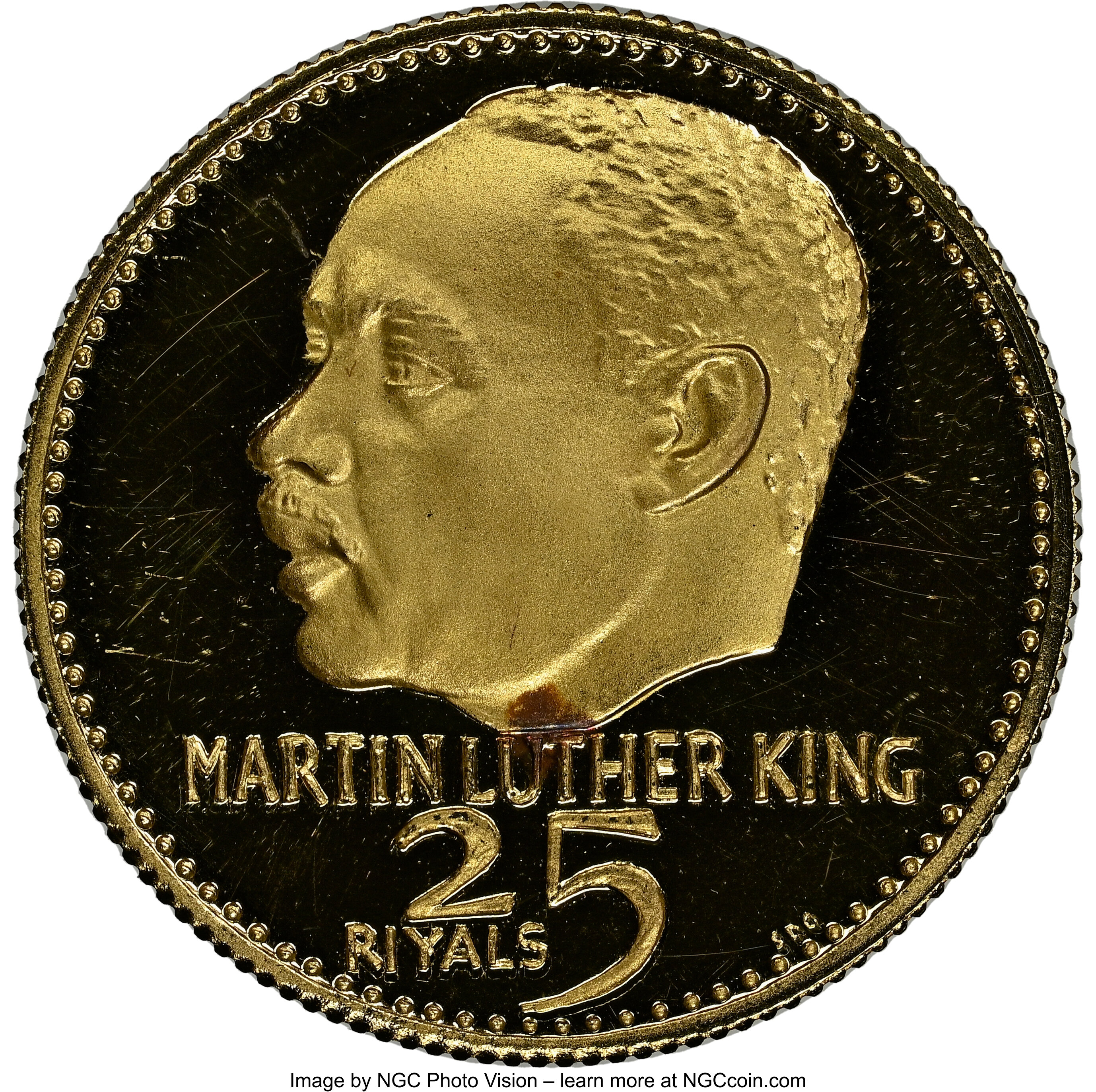 25 riyals gold - Martin Luther King