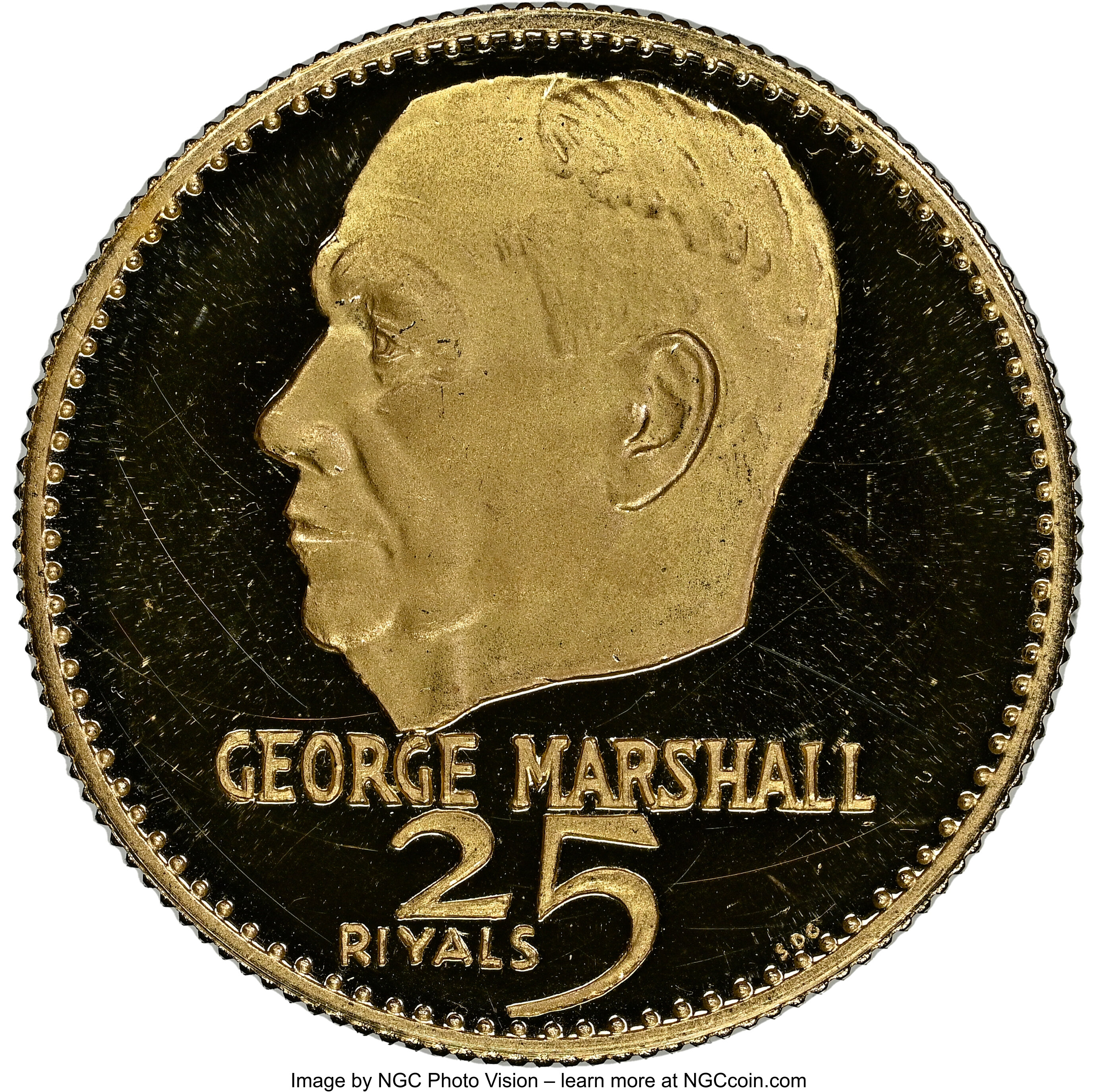 25 riyals or - George Marshall