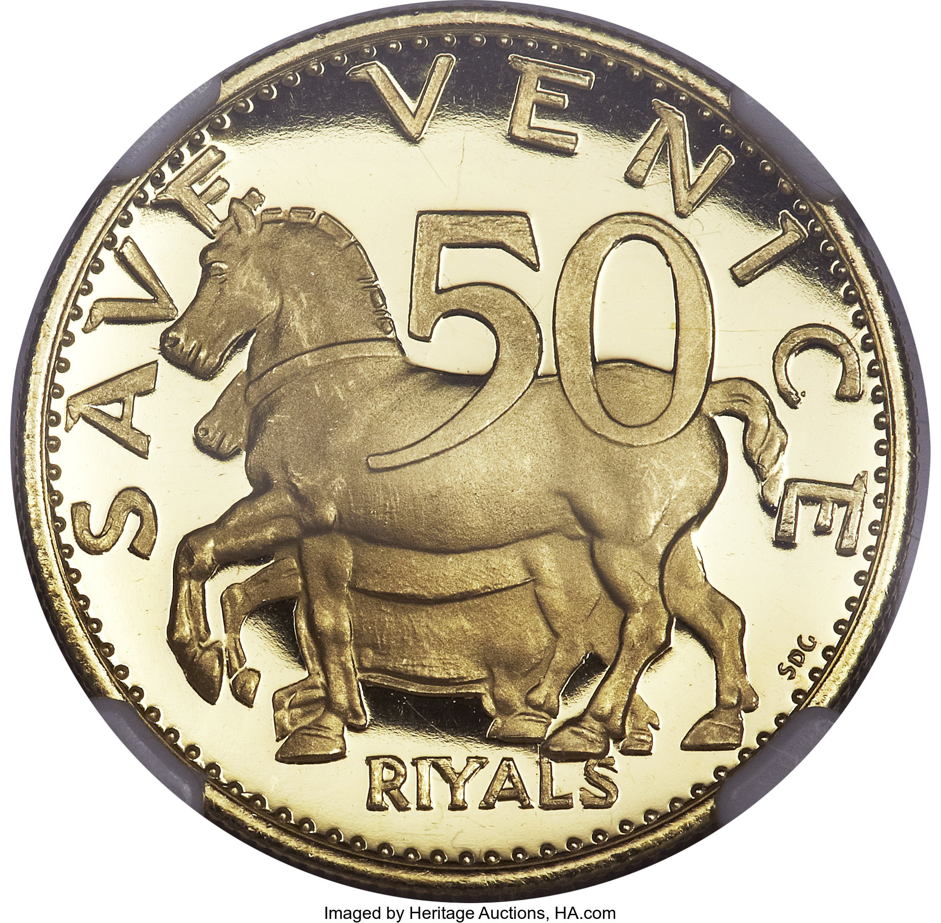 50 riyals or - Sauver Venise