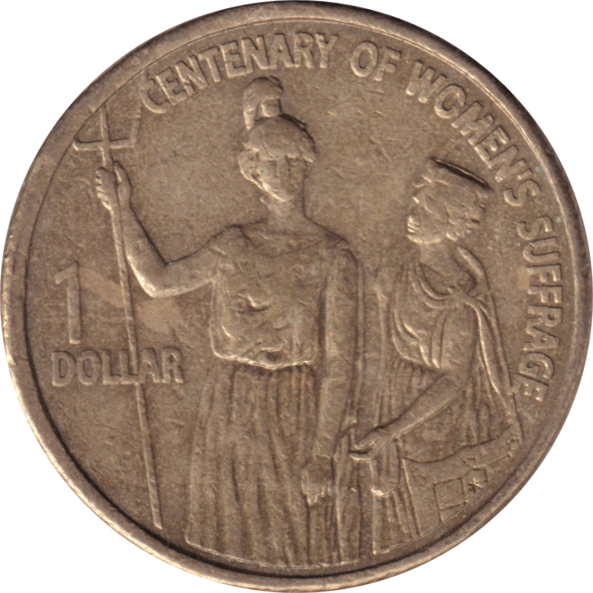 1 dollar - Suffrage des femmes