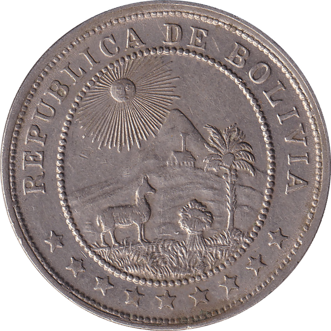 10 centavos - Caducée - Type 2