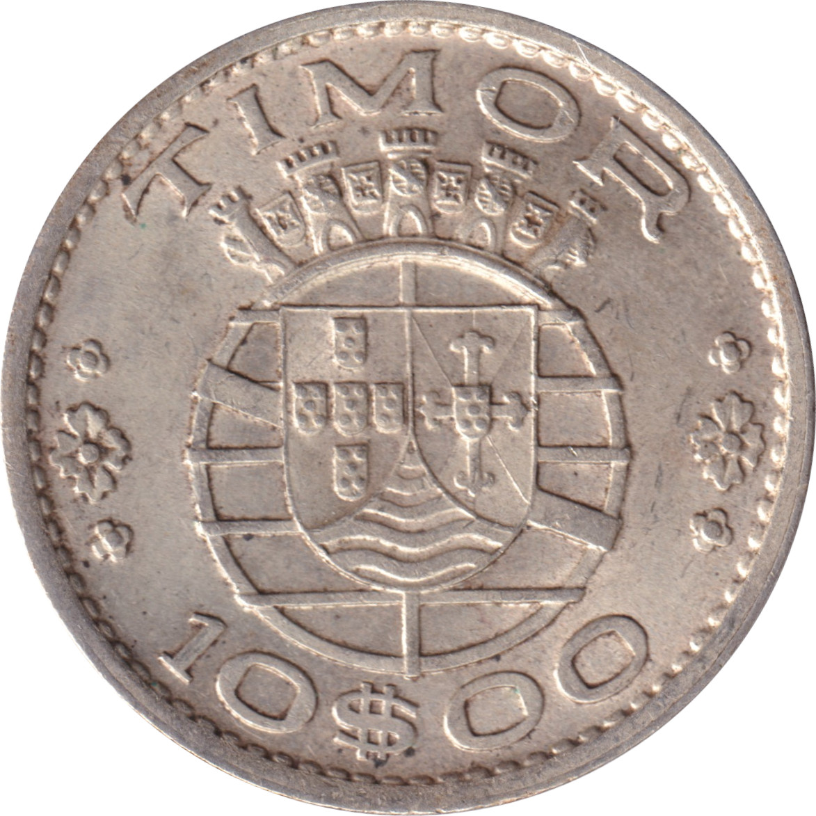 10 escudos argent - Écusson - Argent