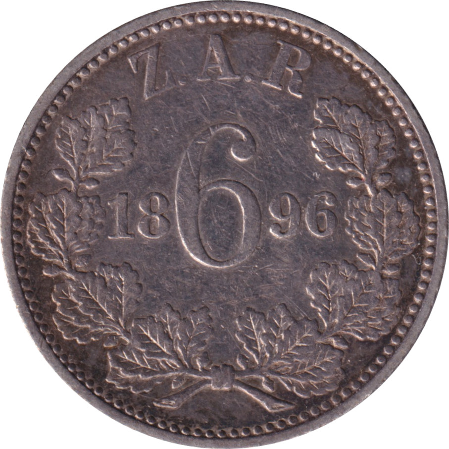 6 pence argent - Krugger