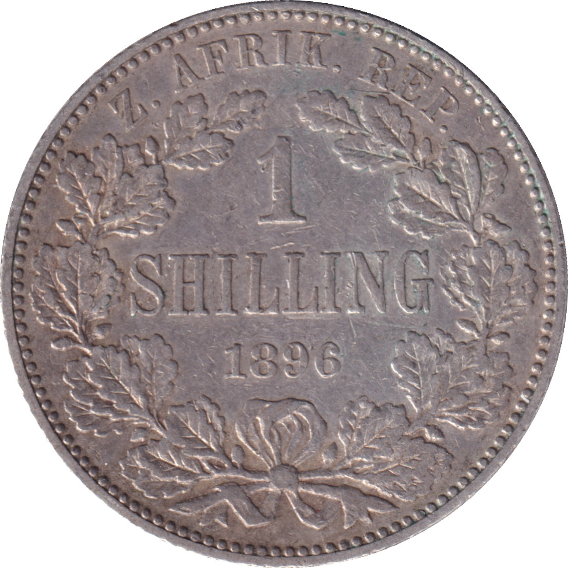 1 shilling silver - Krugger