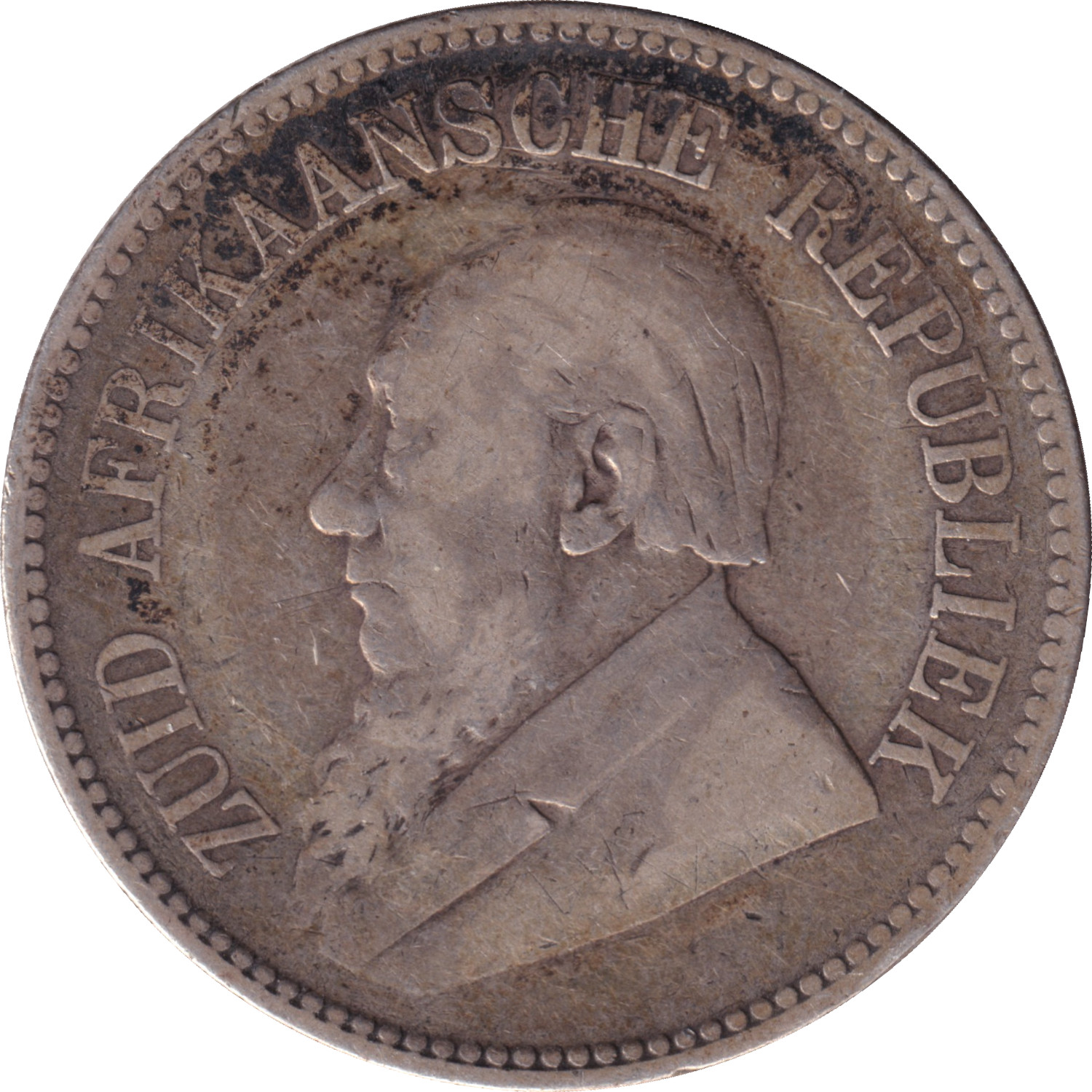 2 1/2 shillings silver - Krugger