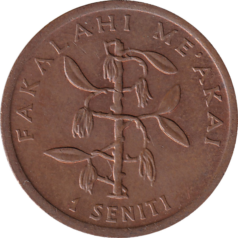 1 seniti - Tauta'ahau IV - Vanilla - Bronze