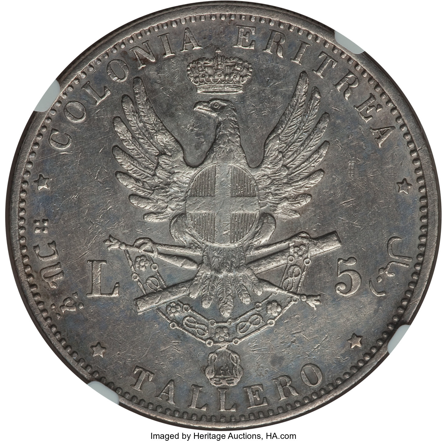 5 lire silver - Umberto I