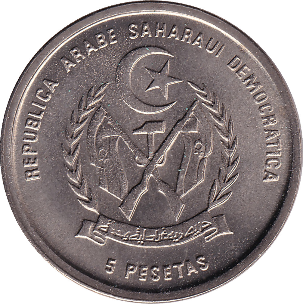 5 pesetas - Republica Arab Saharaui