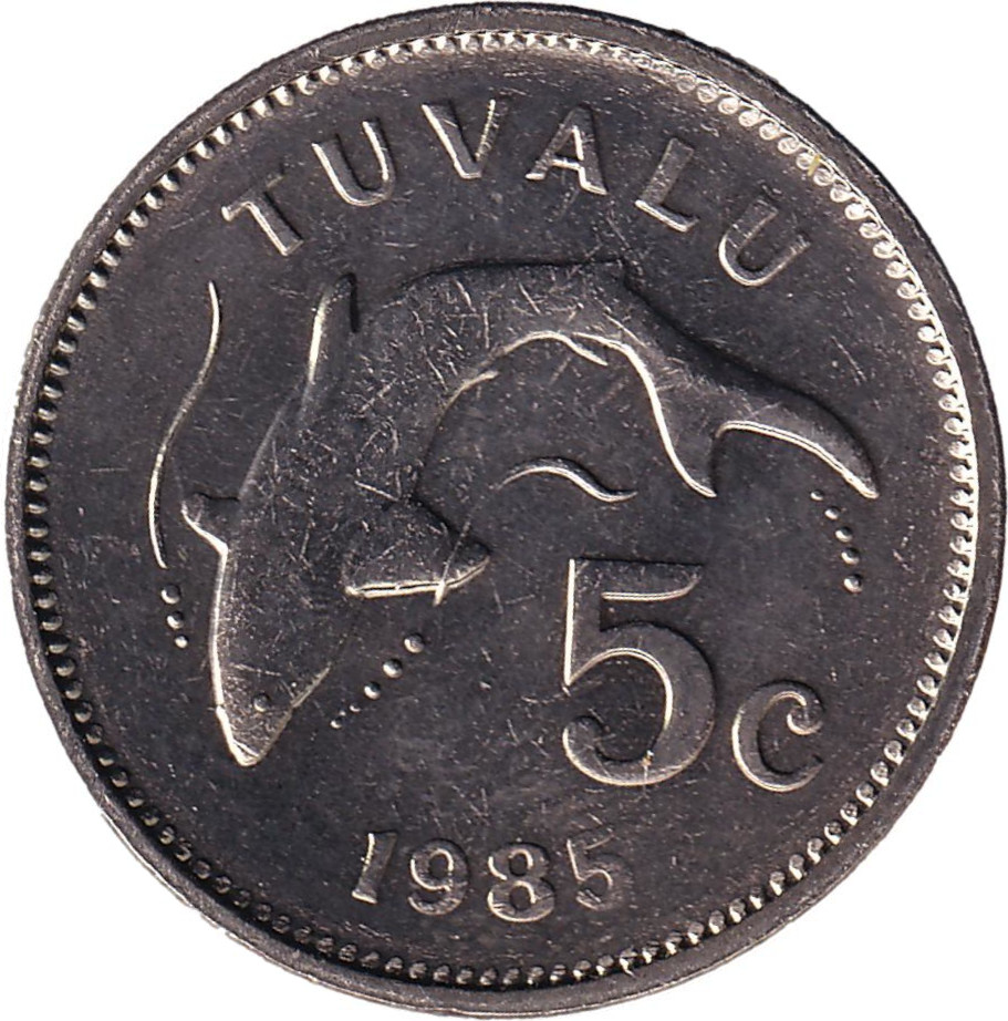 5 cents - Ellizabeth II - Young bust