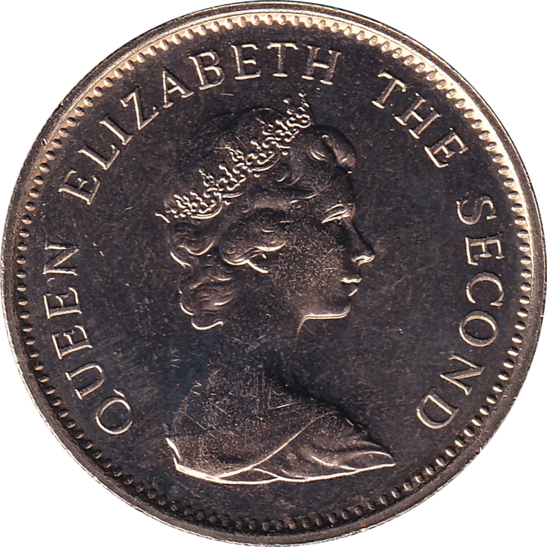 10 cents - Ellizabeth II - Buste jeune