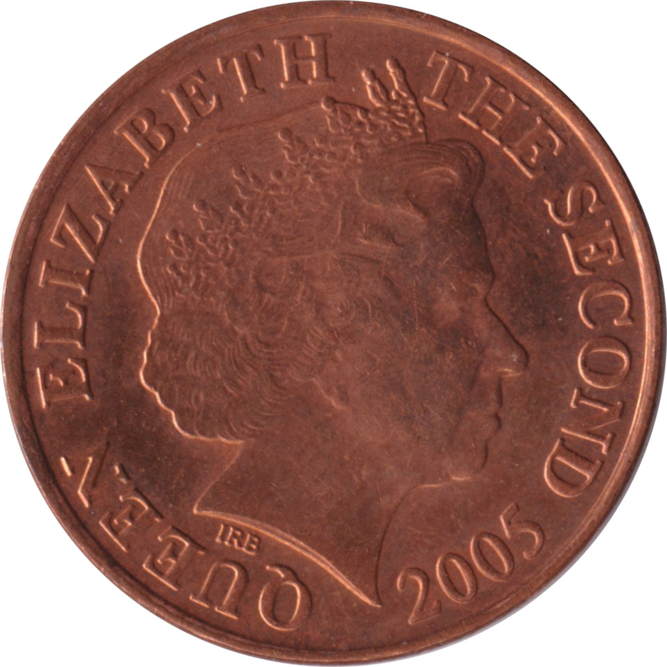 1 penny - Elizabeth II - Old head