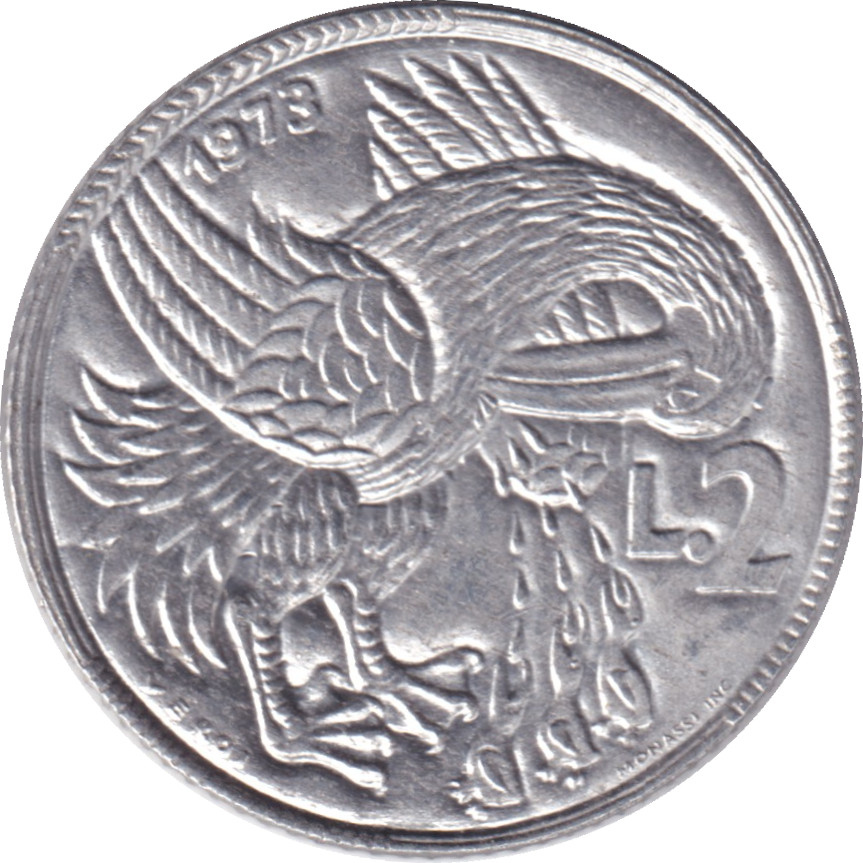 2 lire - Oiseau