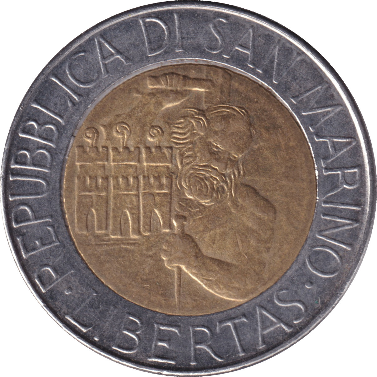 500 lire - Légende