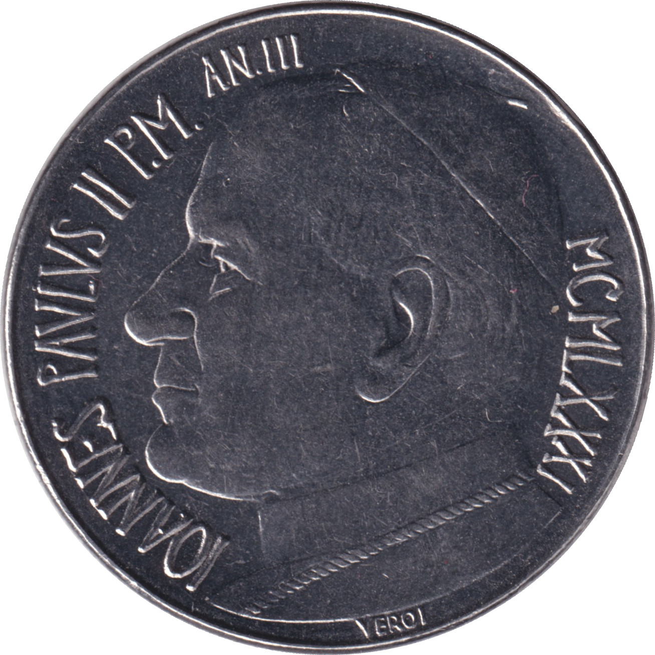 100 lire - Jean Paul II - Ange