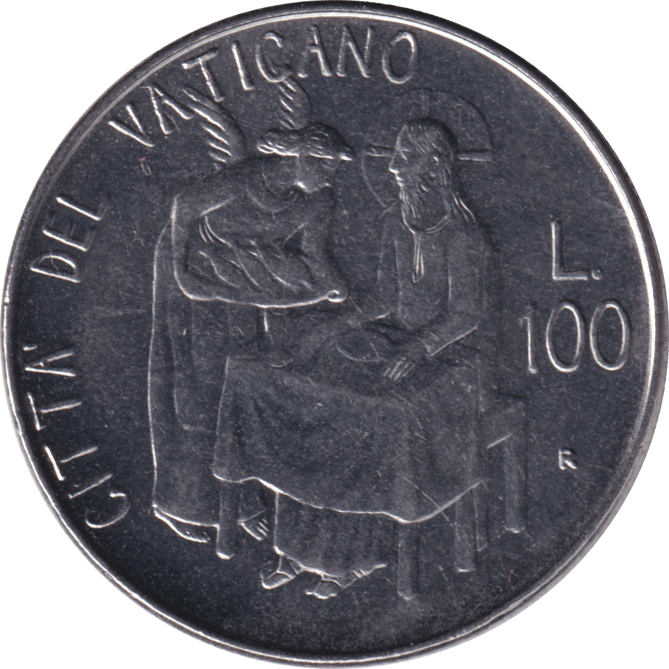 100 lire - Jean Paul II - Ange