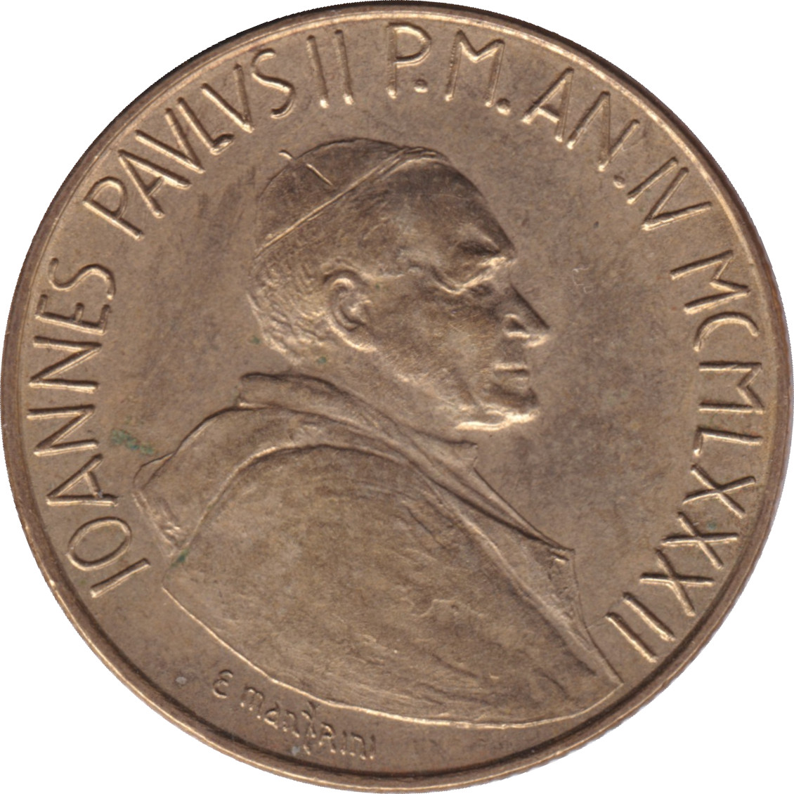 200 lire - John Paul II - Travailleurs