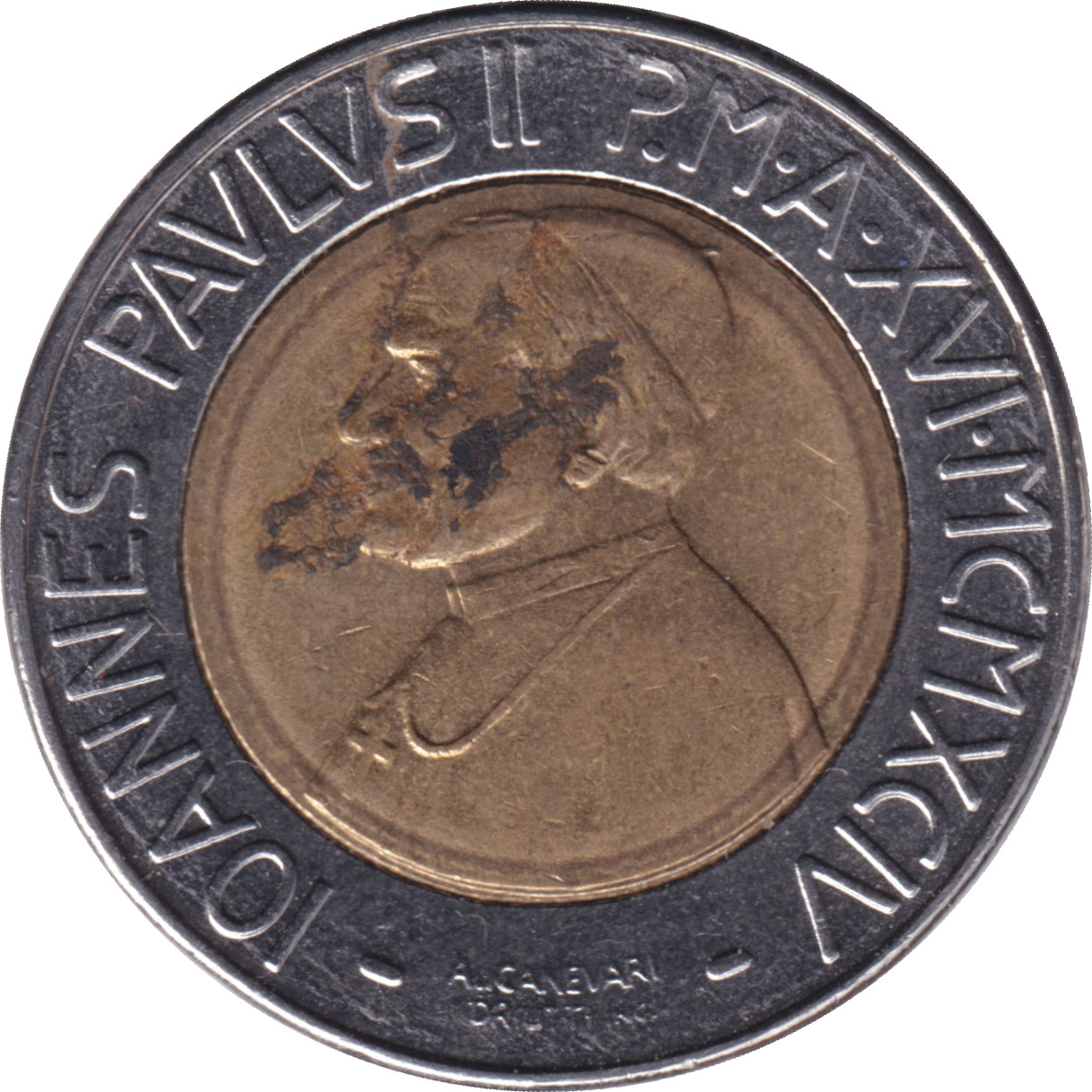 500 lire - Jean Paul II - Rencontre