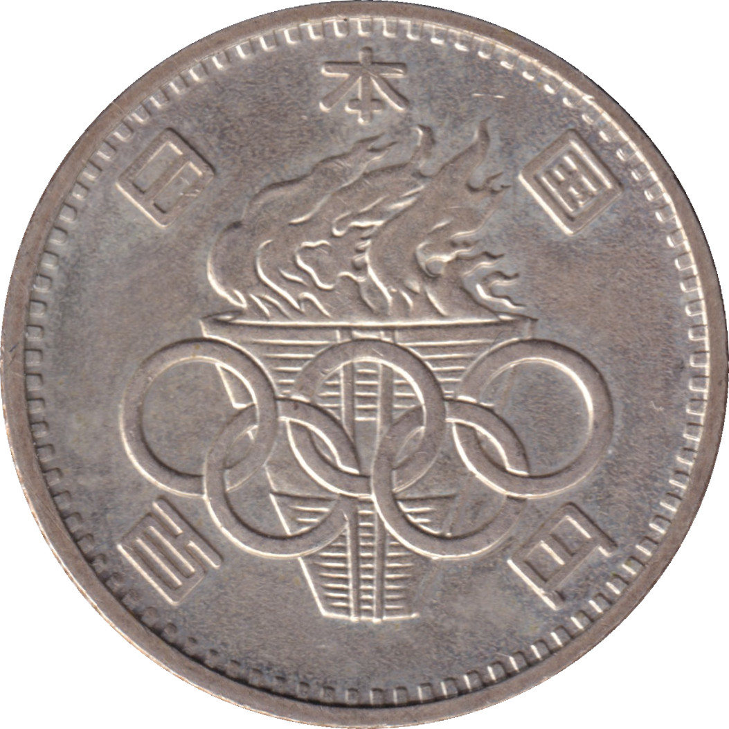 100 yen argent - Olympiades XVIII Tokyo