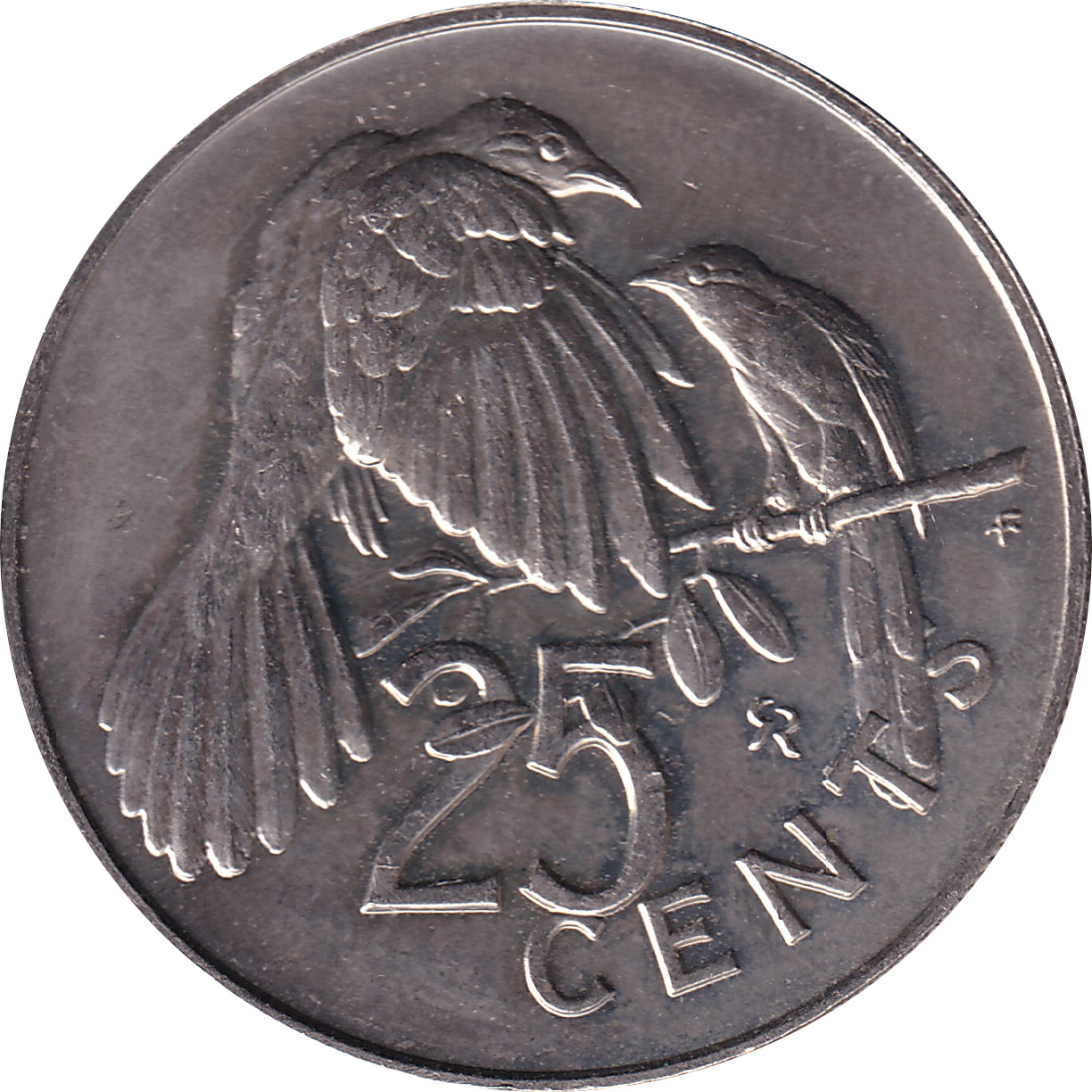 25 cents - Elizabeth II - Oiseaux