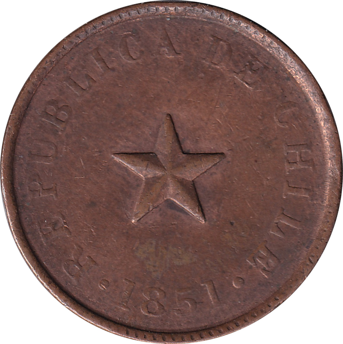 1 centavo - Star - Large Star - With Diamond