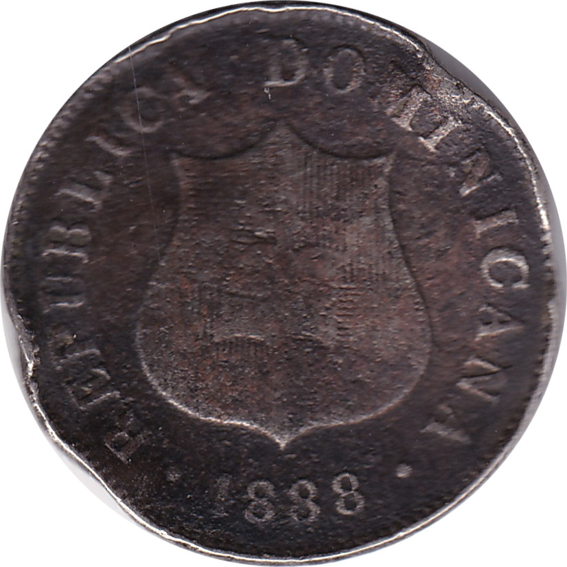 2 1/2 centavos - Constitution - Type 2