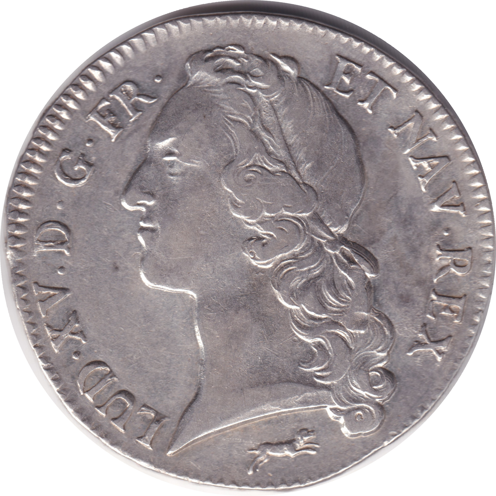 1 écu silver - Louis XV - Tête au bandeau