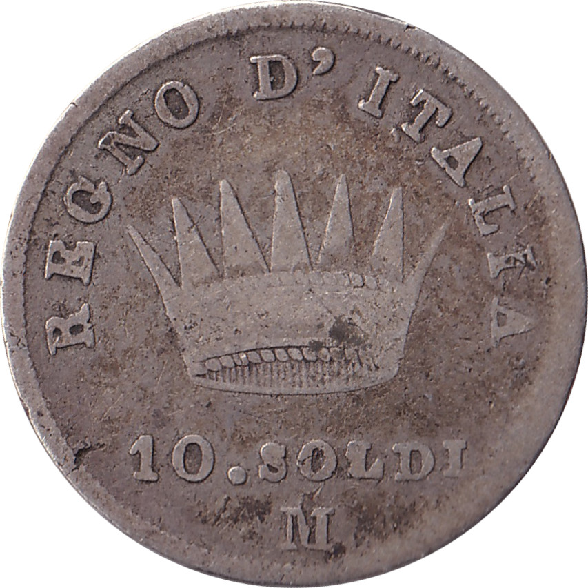 10 soldi silver - Napoléon