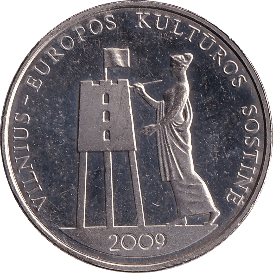 1 litas - Vilnius capitale Européenne