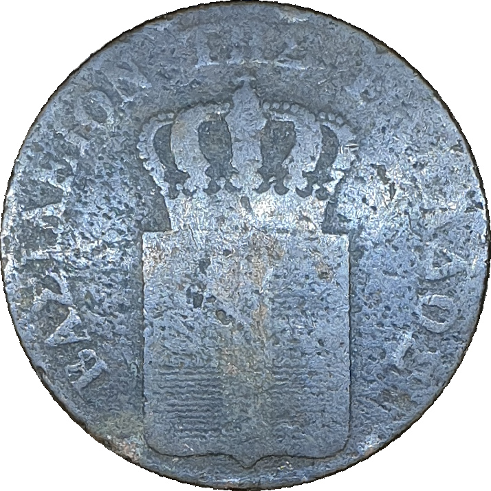 10 lepta - Blason - Grand bouclier - ΒΑΣΙΛΕΙΟΝ