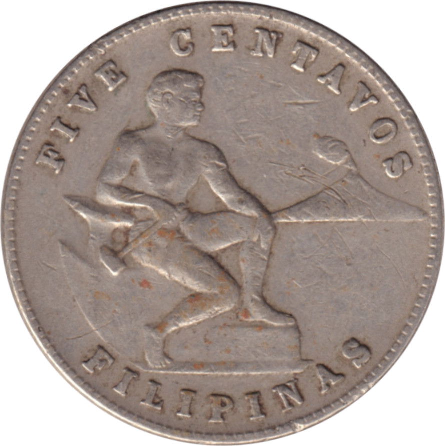 5 centavos - Emblème du Commonwealth - Maillechort