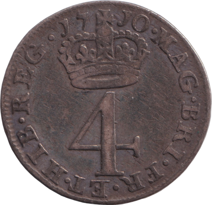 4 pence silver - Anne