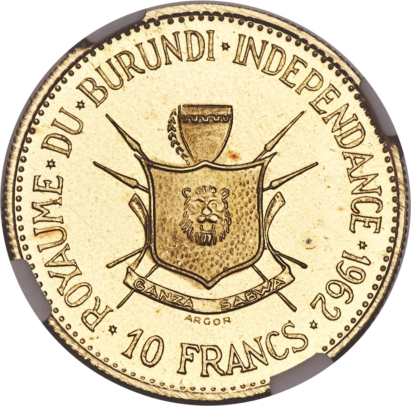 10 francs or - Indépendance