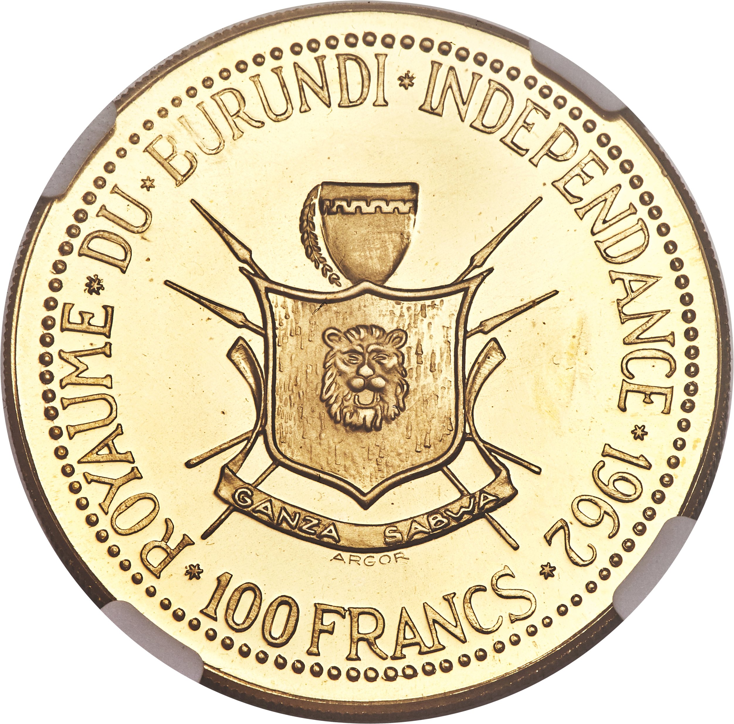 100 francs or - Indépendence