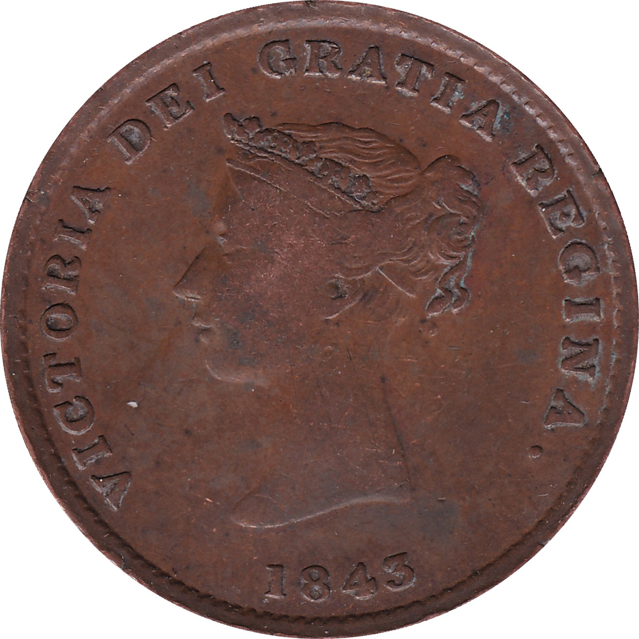 1/2 penny - Victoria - Young head