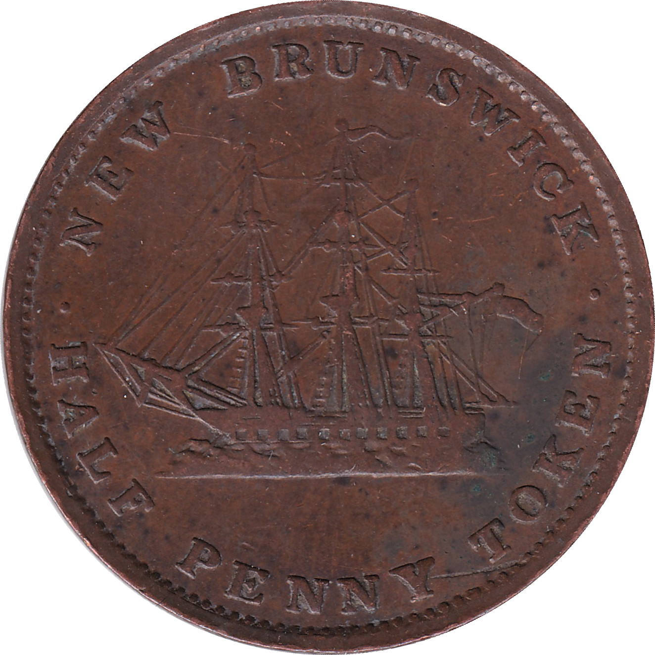 1/2 penny - Victoria - Young head