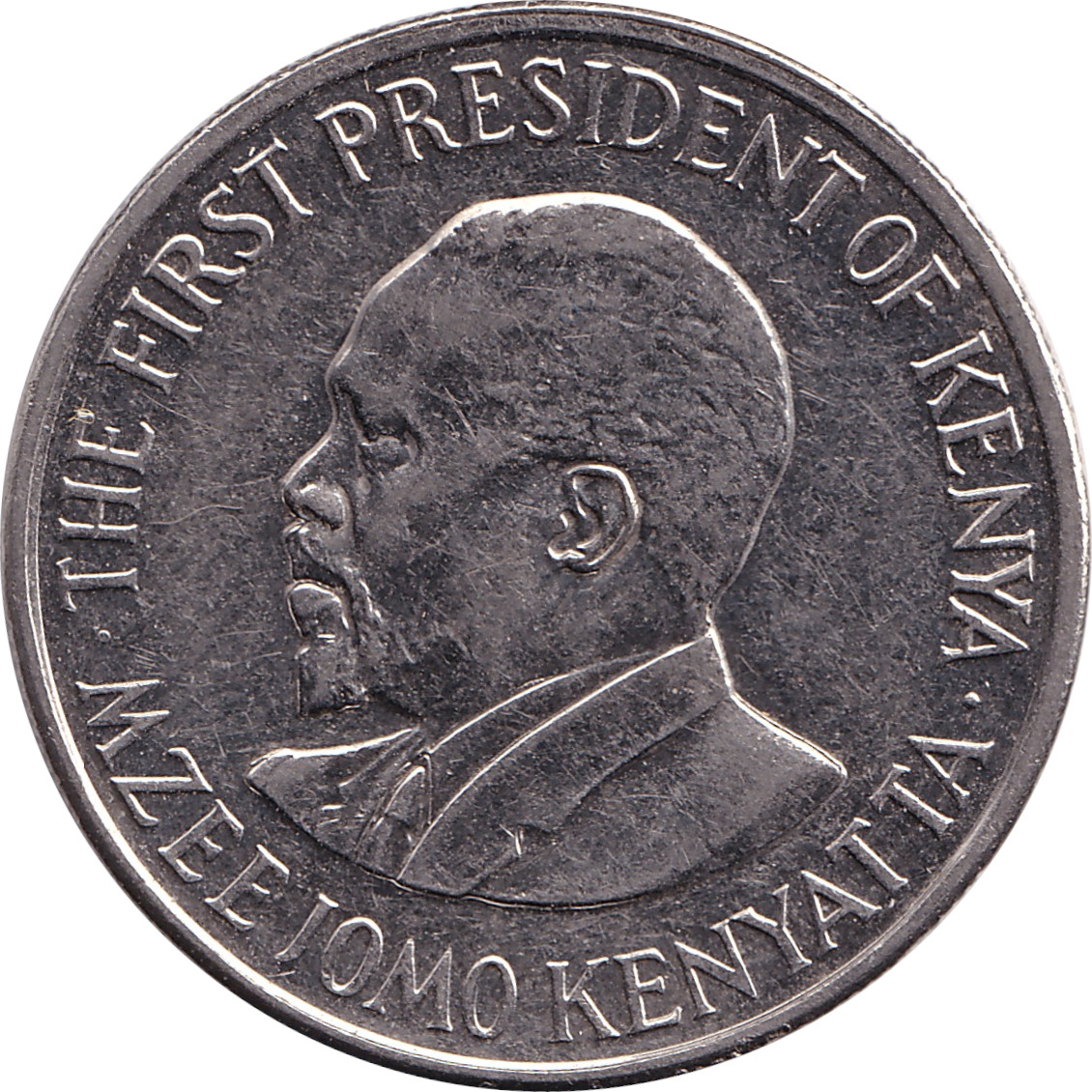 1 shilling - Mzee Jomo Kenyatta - Petites armoiries