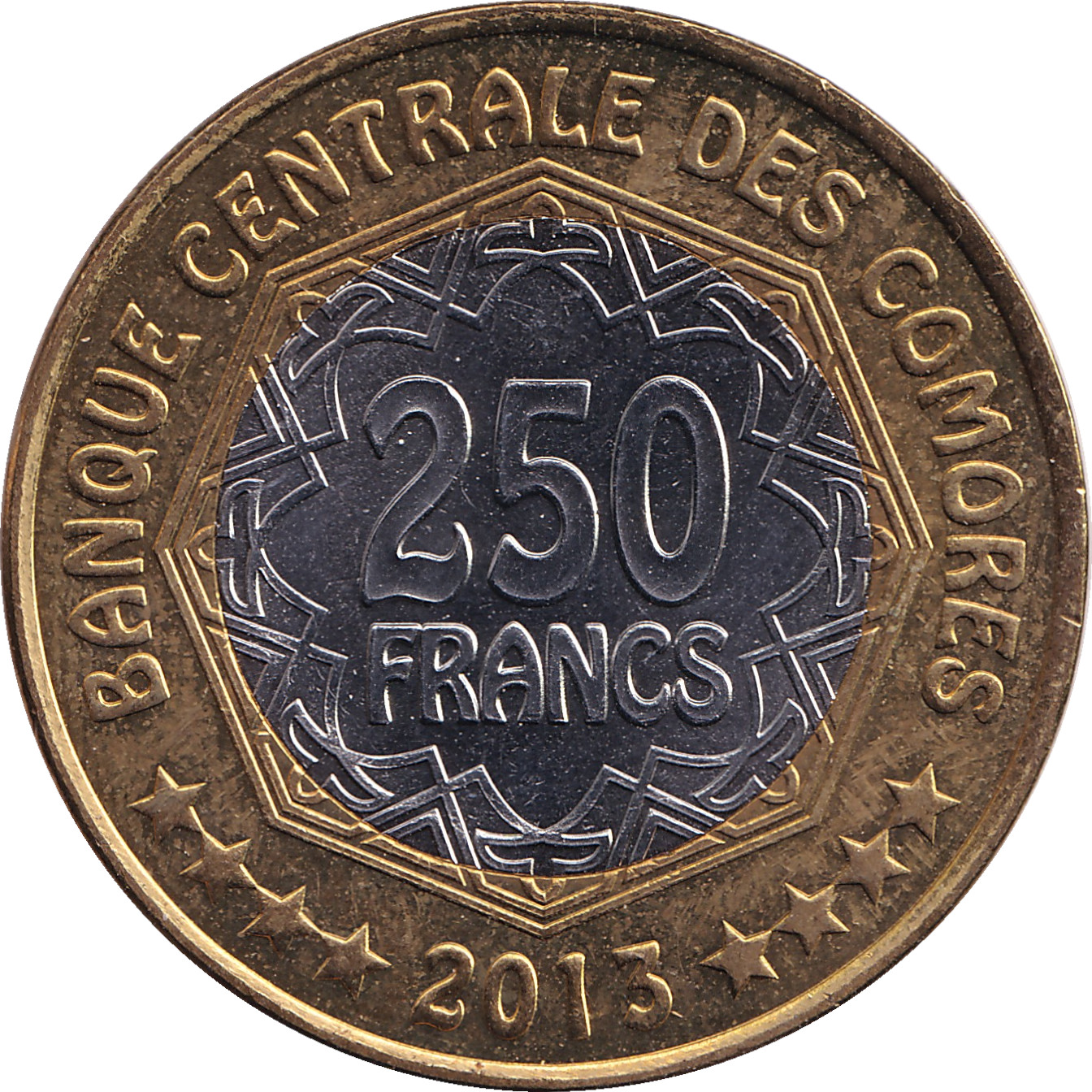 250 francs - Banque centrale - 30 ans