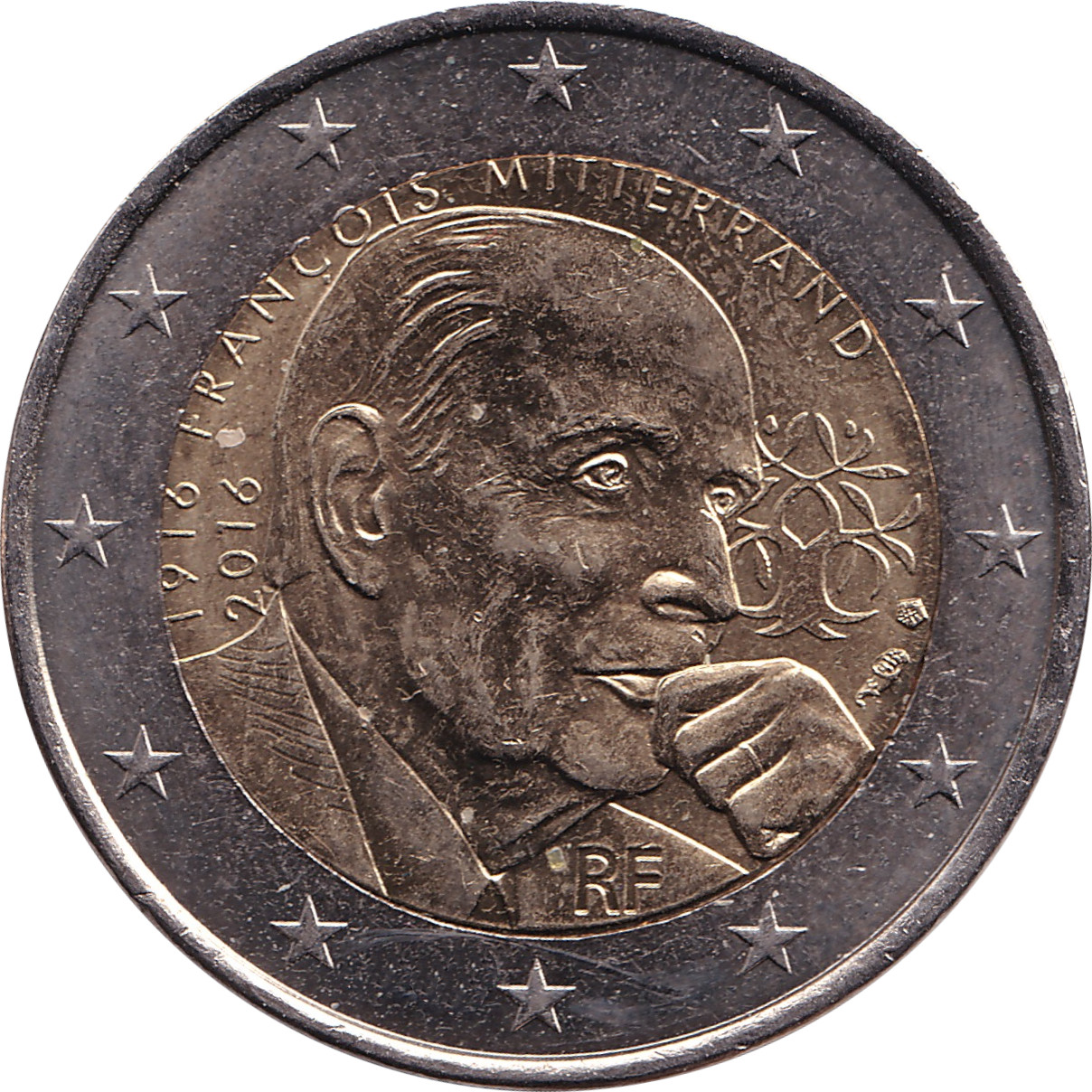 2 euro - François Mittérand