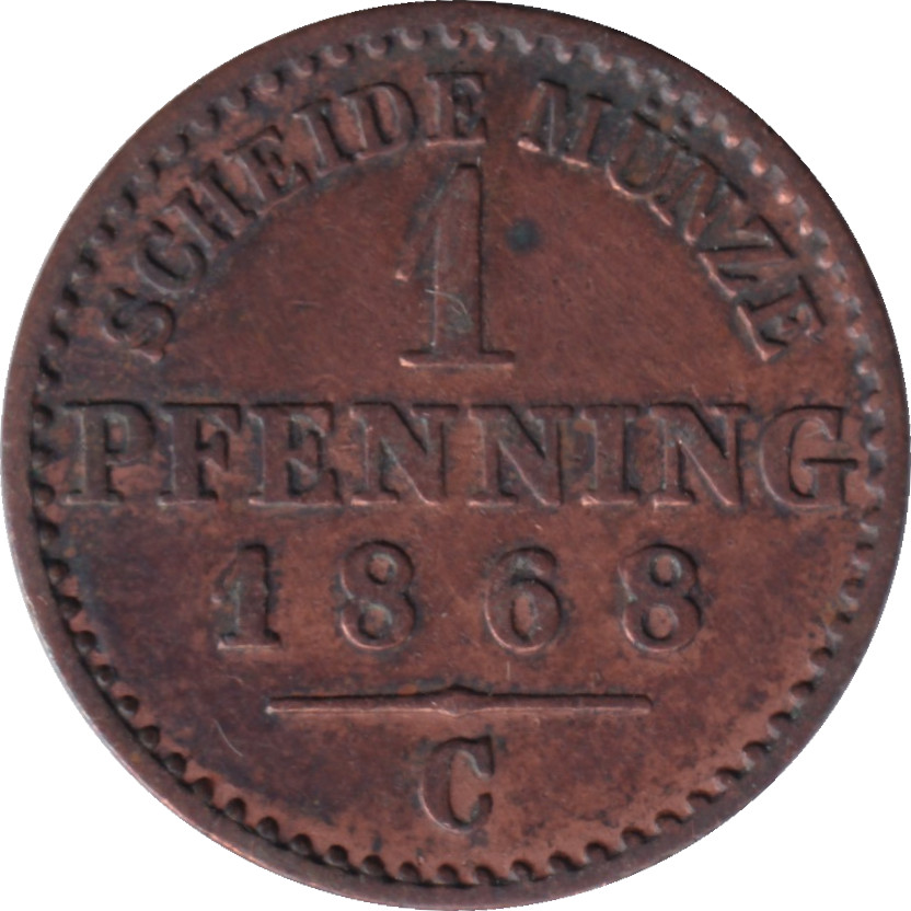 1 pfennig - Guillaume I