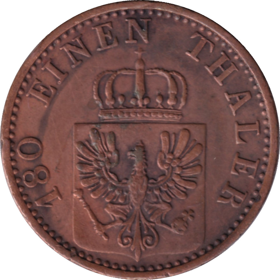 2 pfennig - Guillaume I