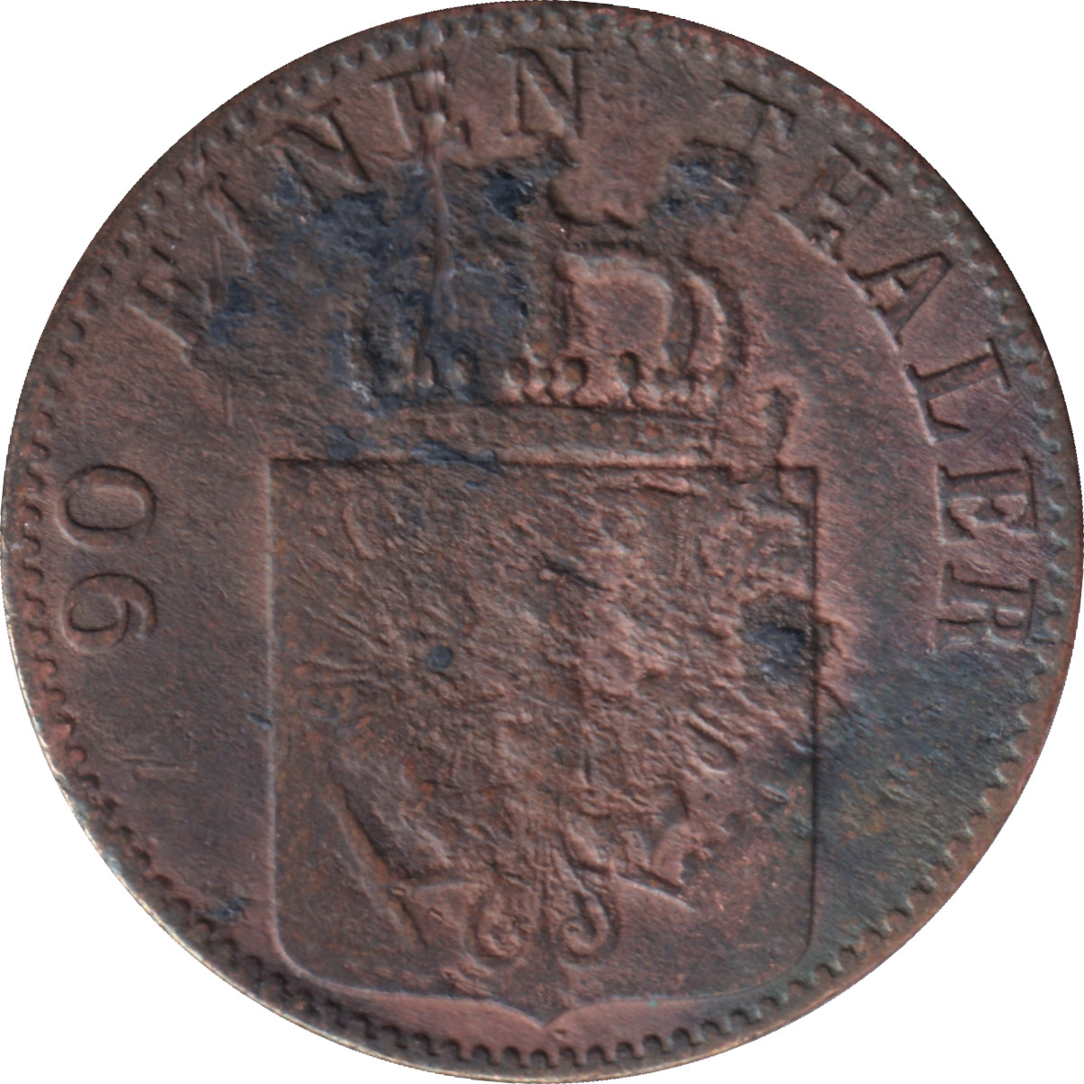 4 pfennig - Frédéric-Guillaume IV - Type 3