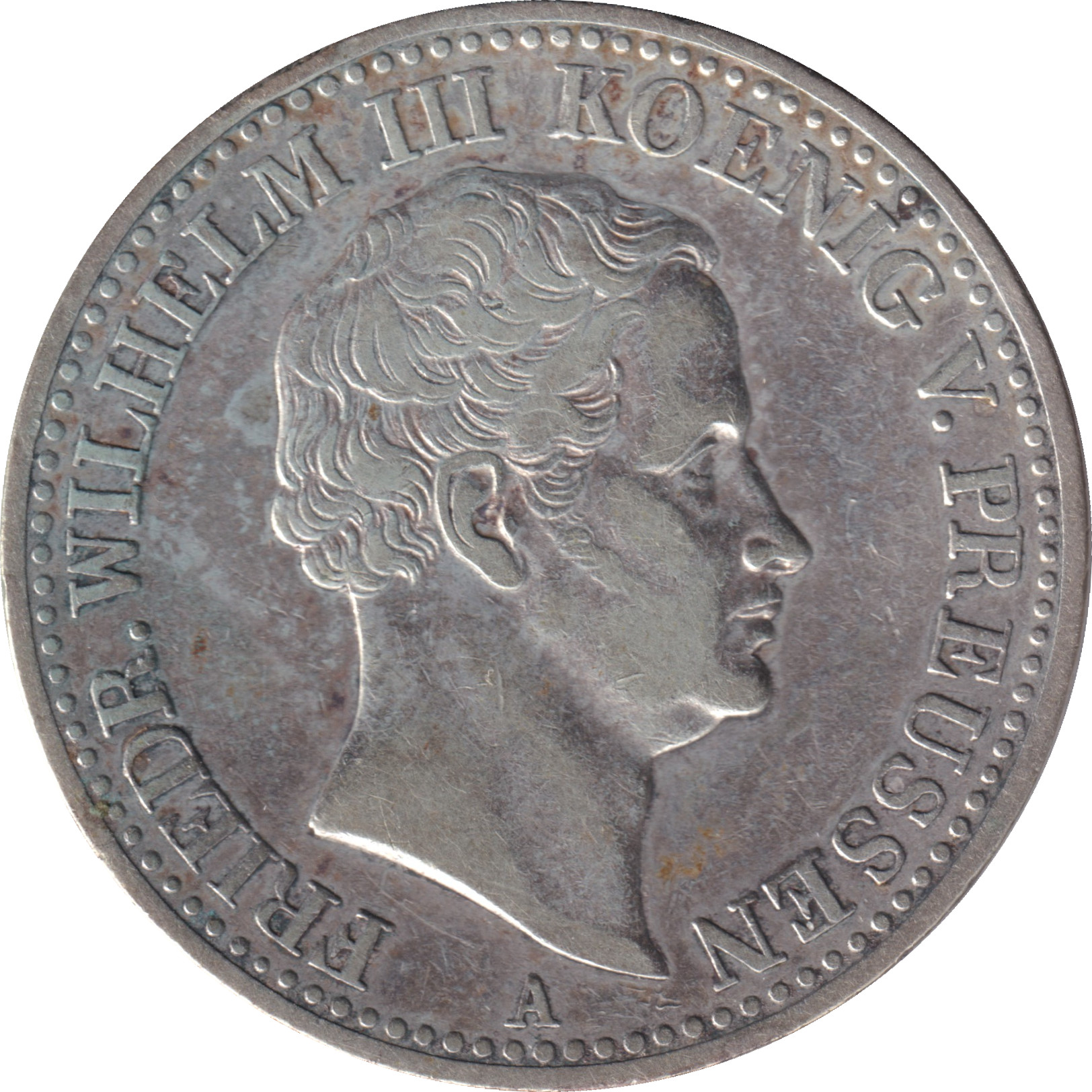 1 thaler argent - Frédéric Guillaume IV - Thaler des mines - Type 4